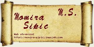 Momira Šipić vizit kartica